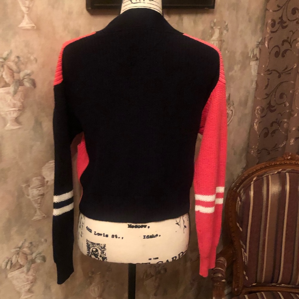 NWT TOMMY JEANS XL COLOR BLOCK CARDI - Picture 2 of 6